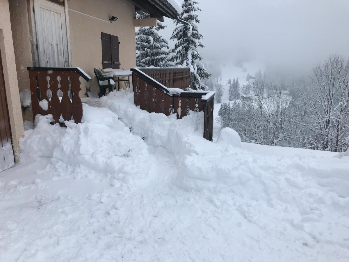 Chalet Les Trolles Les Gets Bagian luar foto